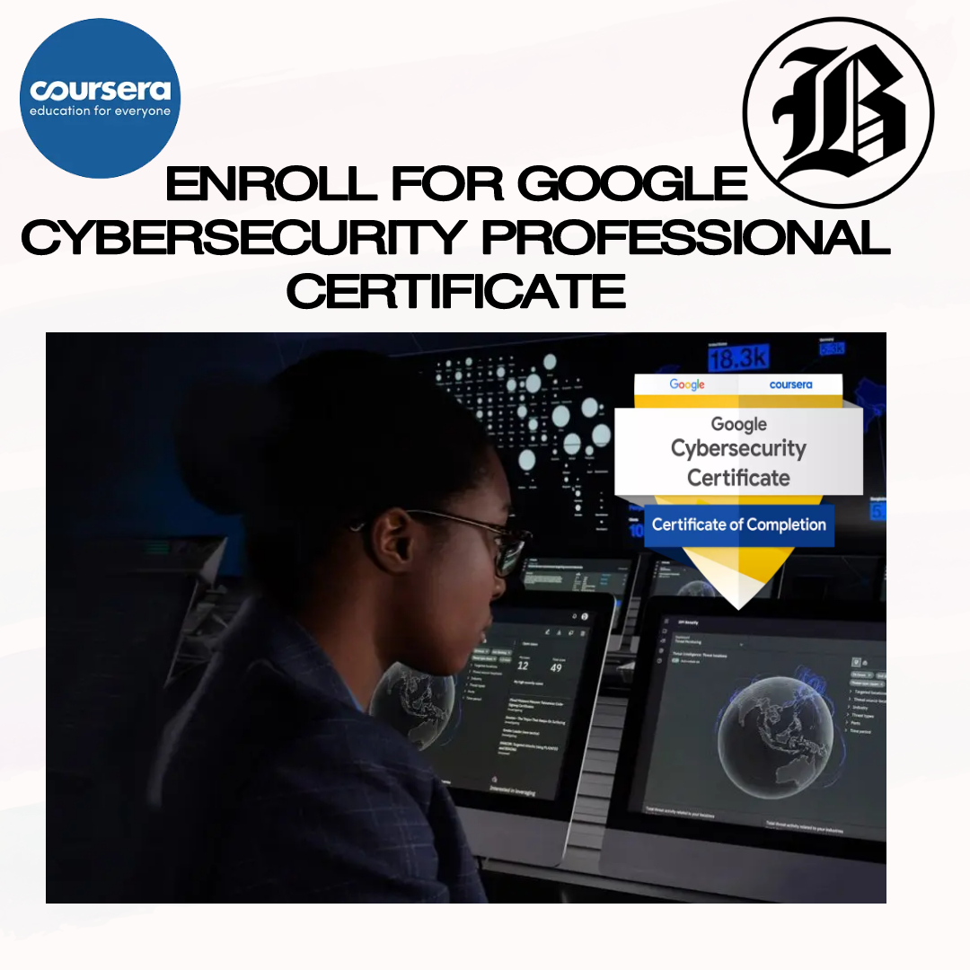 Google Cybersecurity professional certificate